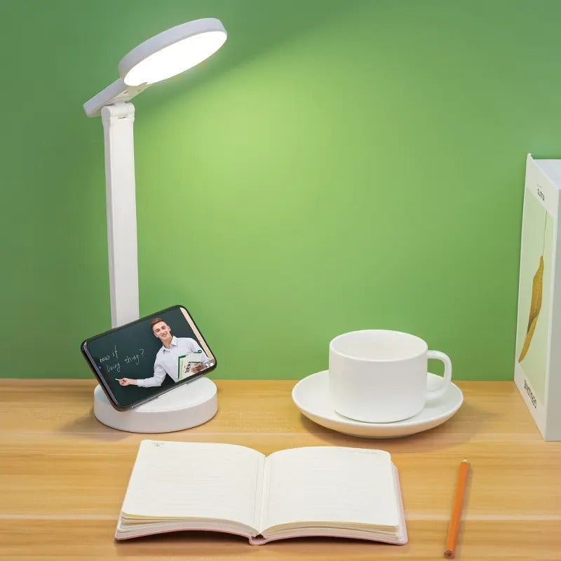 Luminária de Mesa para Estudo LED Recarregável